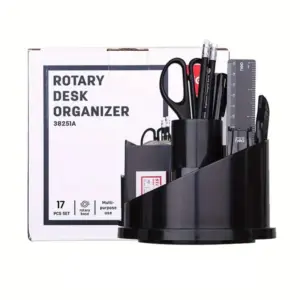 Deli Rotary Desk Organizer 17Pcs - 38251A