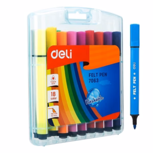 Deli Water Color Washable Felt Pen Set - E7064