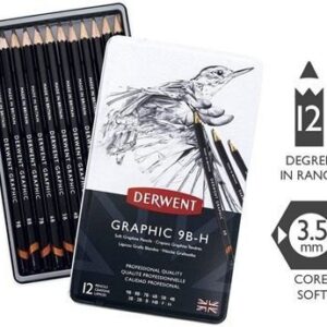 M&g Perseverance Rangifer Tarandus Sketching Pencils 12 Pack