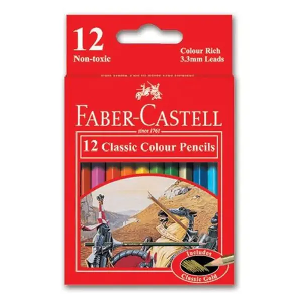 Faber Castell Classic Color Pencils - 12 Colors