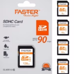 Faster 90 mbps Class 10 SDHC Card for Enhanced Pictures and Complete HD Videos 8-128 GB