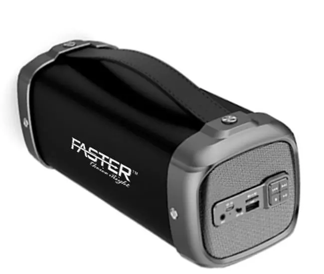 Faster Classic Cubic Boom Box Wireless Speaker Faster Classic Cubic Boom Box Wireless Speaker