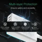 Faster Family Charger Quick Charge 3.0 With 6-Ports USB- FC-55