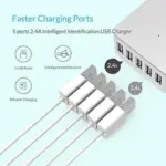 Faster Family Charger Quick Charge 3.0 With 6-Ports USB- FC-55