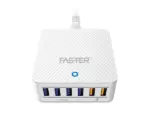Faster Family Charger Quick Charge 3.0 With 6-Ports USB- FC-55