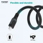 Faster Fast Charging 3A Cable with LED Indicator Light