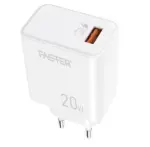 Faster Fast Mobile Charger with Type-C Cable - 20W