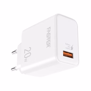 Faster Fast Mobile Charger with Type-C Cable - 20W