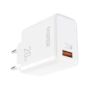 Faster Fast Mobile Charger with Type-C Cable - 20W