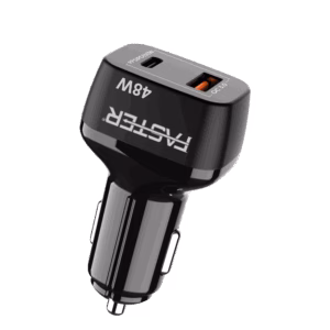 Faster PD 48w Fast Car Charger PD2.0,PD3.0 PPS QC 4.0A Supported