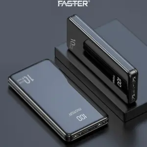 Faster PD Qualcomm QC 3.0 Power Bank 22.5W with LED Display 10000 MAH- A10