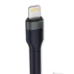 Faster Quick Charge Denim Braided 3-in-1 Data Cable for iPhone - Android - Type-C