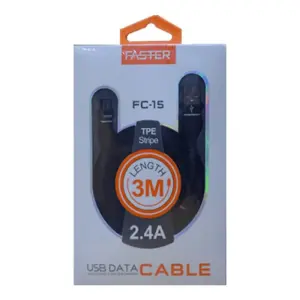 Faster Quick Charge USB Data Cable 3-meter