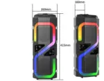 Faster Rainbow 7 Powerful Bass Wireless Speaker With Mic