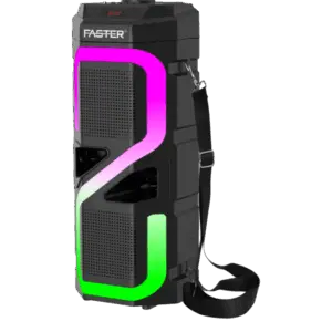 Faster Rainbow 7 Powerful Bass Wireless Speaker With Mic