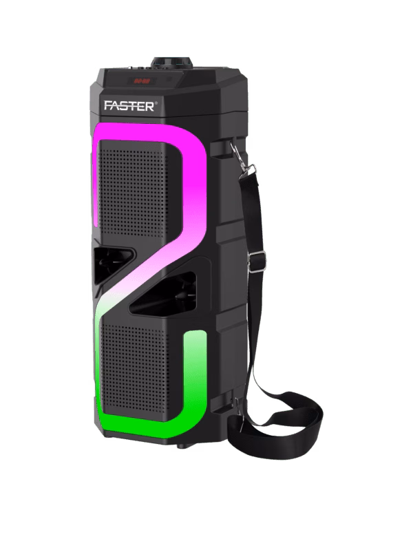 Home Mega-Electronics 61 Faster Rainbow 7 Powerful Bass Wireless Speaker With Mic