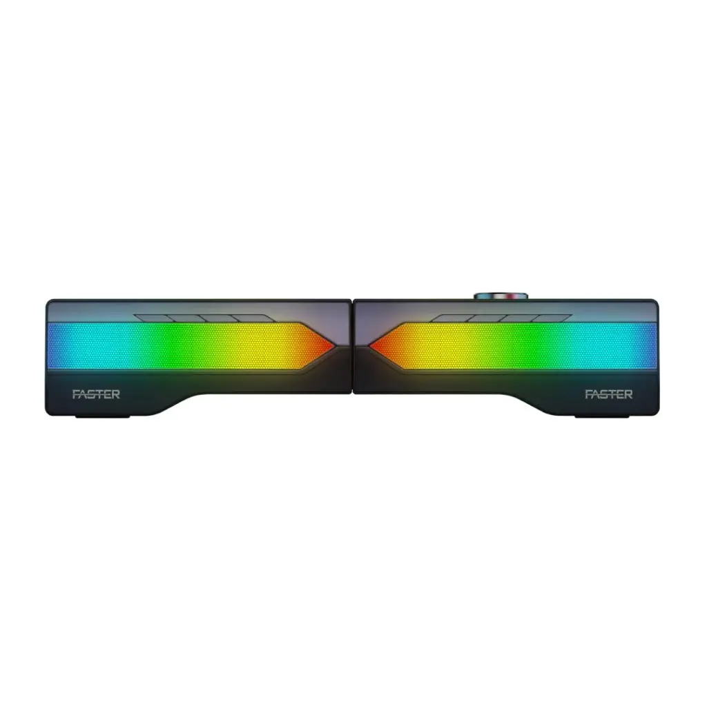 Faster Rgb Lighting Dual Gaming Bluetooth Wireless Speakers
