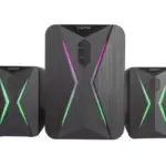 Faster RGB Lighting Mini Gaming Speaker with Subwoofer