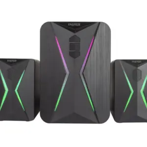 Faster RGB Lighting Mini Gaming Speaker with Subwoofer