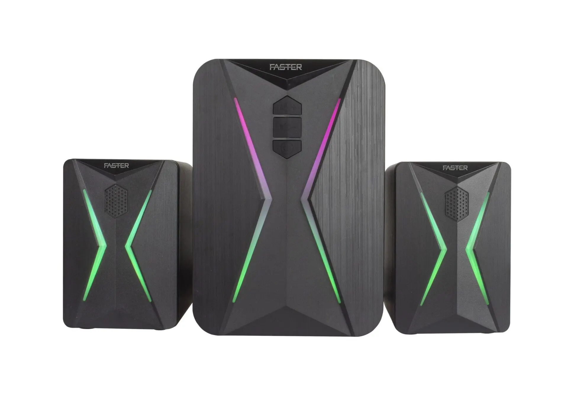 Faster Rgb Lighting Mini Gaming Speaker With Subwoofer Faster Rgb Lighting Mini Gaming Speaker With Subwoofer