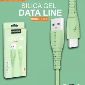 Faster Silica Gel Fast Charging Data Cable 2.4A