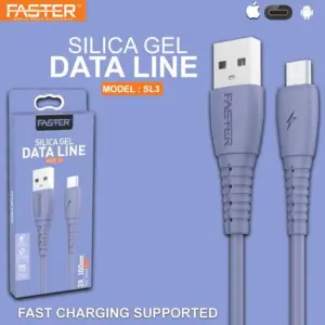 Faster Silica Gel Fast Charging Data Cable 2.4A