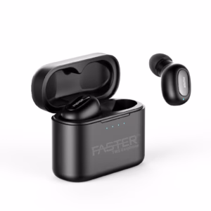 Faster TWS Stereo Wireless Earbuds with Power Box