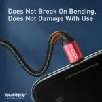 Faster Nylon Braided 60w Type-c To Type-c Cable