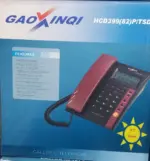 Gaoxinqi Telephone HCD399(82) - Stylish Black and Red Communication Hub