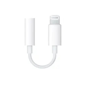 Iphone Lightning To 3.5mm Audio Adapter - White