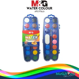 M&g 12 Water Colour Blocks Apl976l6