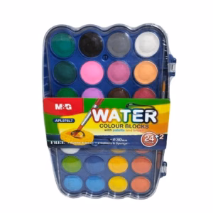 M&g 24 Water Colours Blocks Apl976l7