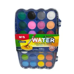 M&g 24 Water Colours Blocks Apl976l7