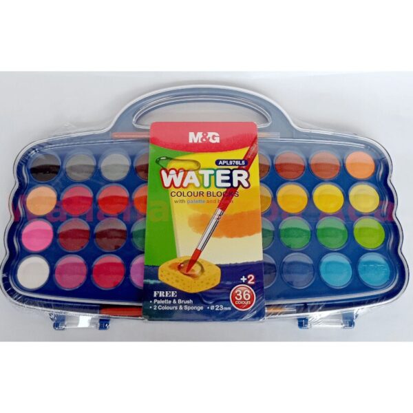 M&Amp;G 36 Water Colour Blocks Apl976L8