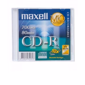 Maxell Master Quality CD-R Recordable - 700MB - 52X