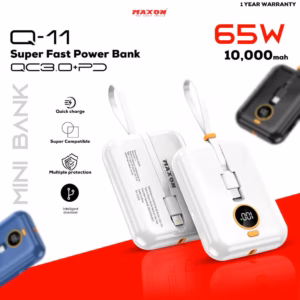 MAXON PD Fast Charging Mini Power Bank - 10,000mAh - Q-11