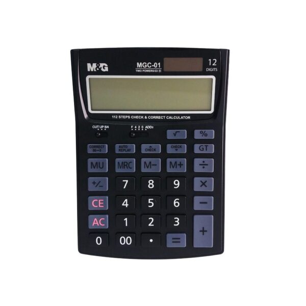 M&Amp;G 12 Digits 112  Steps Check % Correct Calculator
