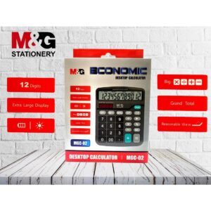 M&g 12 Digits Economic Desktop Calculator