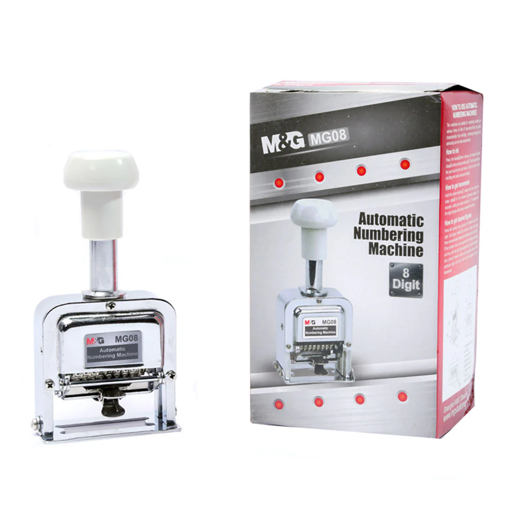 M&Amp;G 8Digit Automatic Numbering Machine Mg08