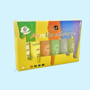 M&g Acrylic Colours X30 Ml 6 Tubes
