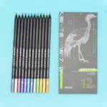 M&G Amazing Beasts Metallic Colored Pencils - 12 Colors