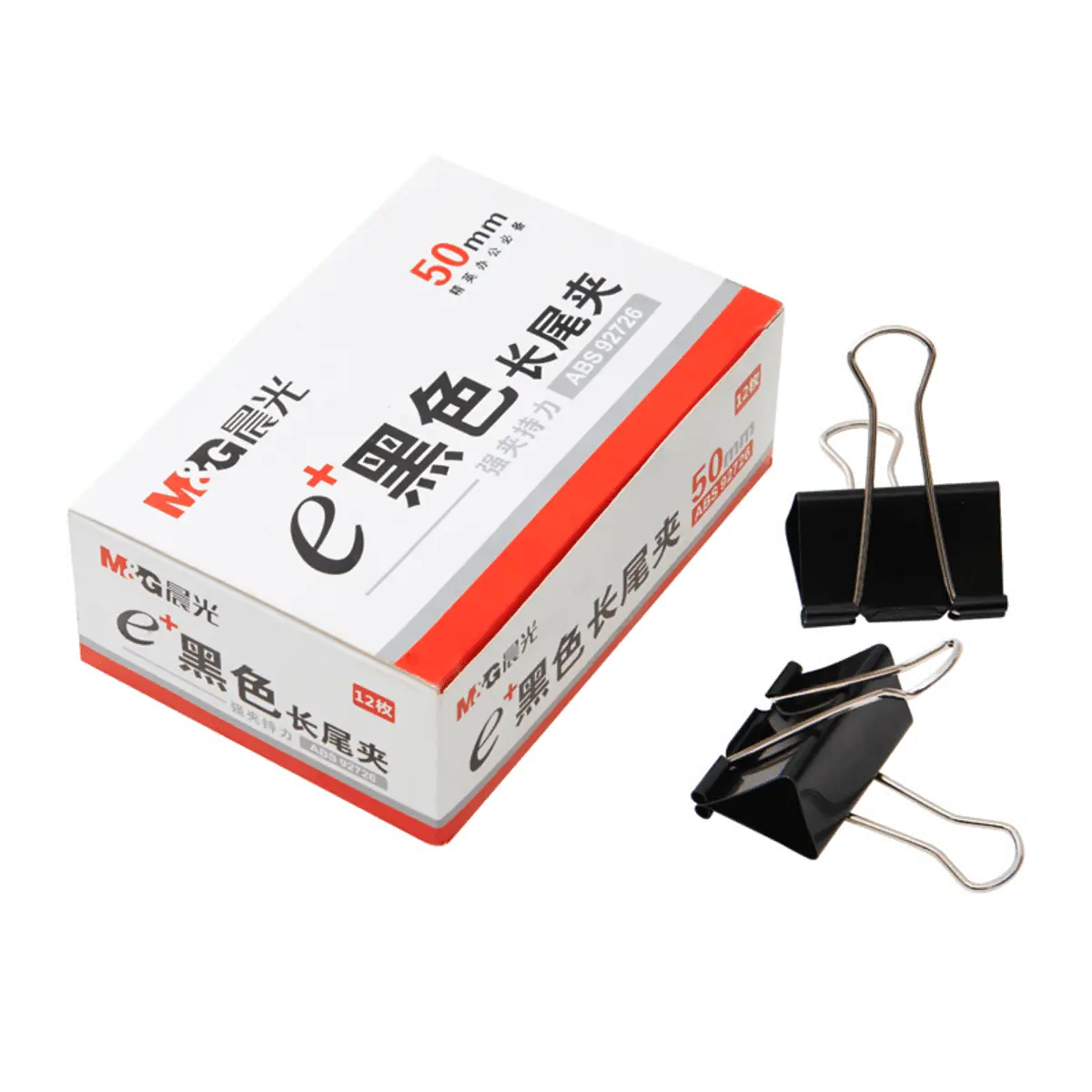 M&Amp;Amp;G E-Plus 50Mm Binder Clips Abs92726 M&Amp;Amp;G E-Plus 50Mm Binder Clips Abs92726