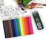 M&G High-Quality Wooden Color Pencils – Hexagonal – Pre-Sharpened – Pack of 36