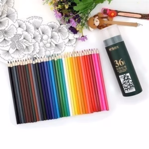 M&G High-Quality Wooden Color Pencils – Hexagonal – Pre-Sharpened – Pack of 36