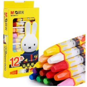 M&g Miffy Oil Pastel 12 Colors Mf-9011-1