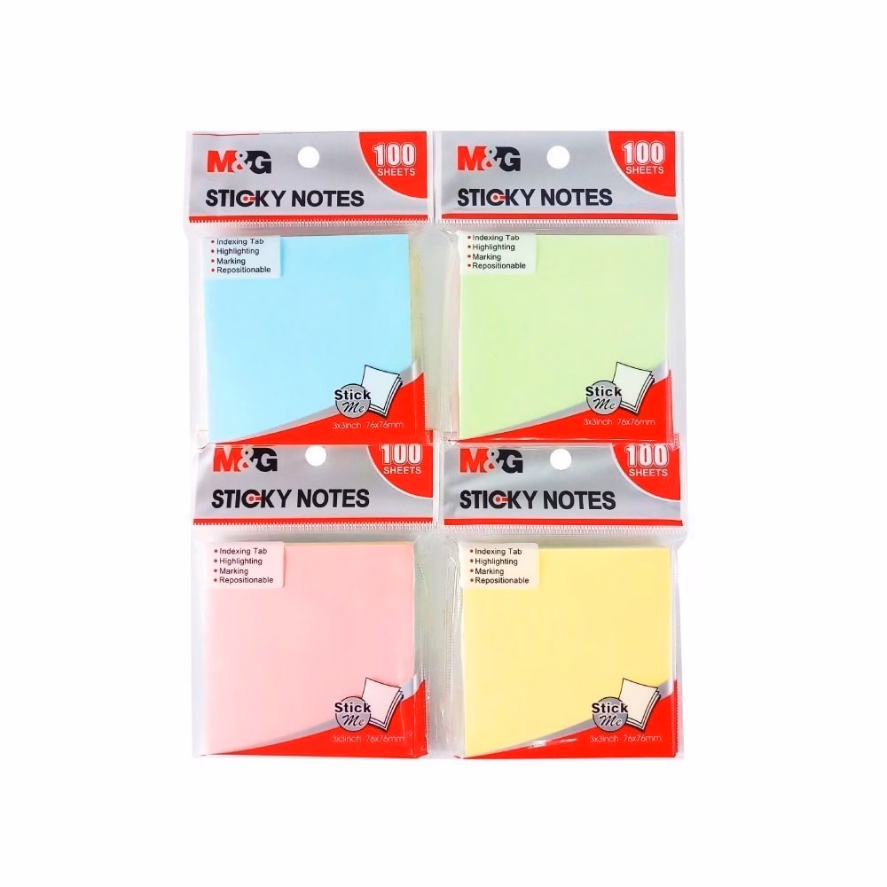 Home Mega-Electronics 95 M&Amp;G Pack Of 100Sheets Sticky Note Ys-386