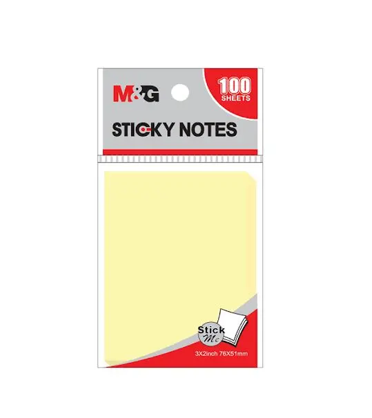 M&Amp;Amp;G Pack Of 100Sheets Sticky Note Ys-66 M&Amp;Amp;G Pack Of 100Sheets Sticky Note Ys-66