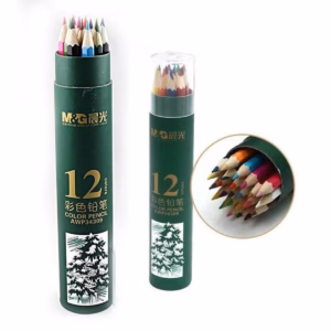 M&G Pack of 12 Wooden Pencil Color