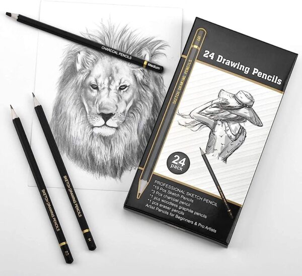 M&Amp;G Perseverance Rangifer Tarandus Sketching Pencils 12 Pack