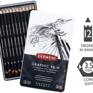 M&G Perseverance Rangifer Tarandus Sketching Pencils 12 Pack